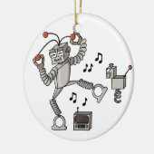 Tanzenroboter Keramikornament (Links)