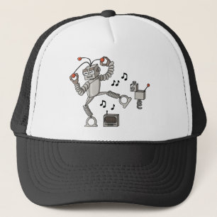 Tanzenroboter Truckerkappe