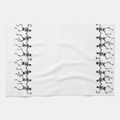 Tanzenskeletttuch Küchentuch (Horizontal)