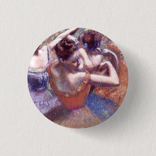 Tänzer 1899 Edgar Degas Button (Vorderseite)