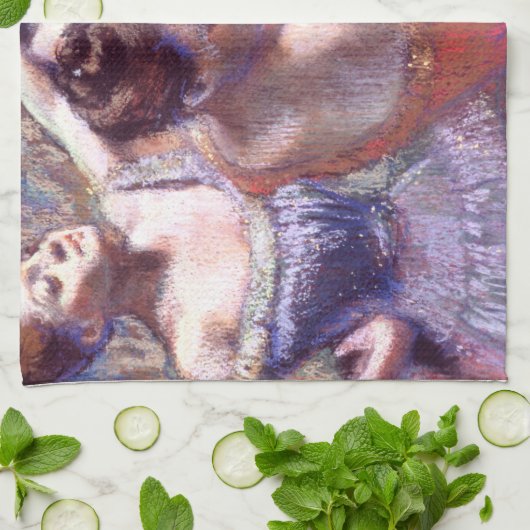 Tänzer 1899 Edgar Degas Geschirrtuch (Gefaltet)