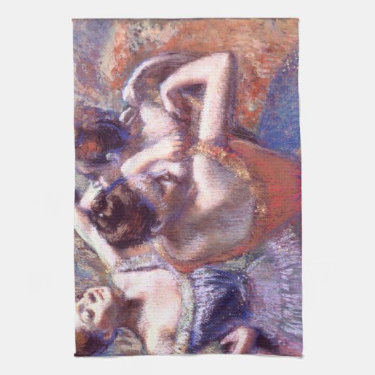 Tänzer 1899 Edgar Degas Geschirrtuch (Vertikal)