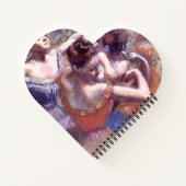 Tänzer 1899 Edgar Degas Notizblock (Rückseite)