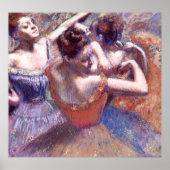 Tänzer 1899 Edgar Degas Poster (Vorne)
