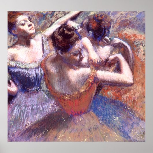 Tänzer 1899 Edgar Degas Poster (Vorne)