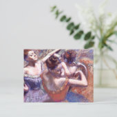 Tänzer 1899 Edgar Degas Postkarte (Stehend Vorderseite)