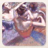 Tänzer 1899 Edgar Degas Rechteckiger Pappuntersetzer (Vorderseite)