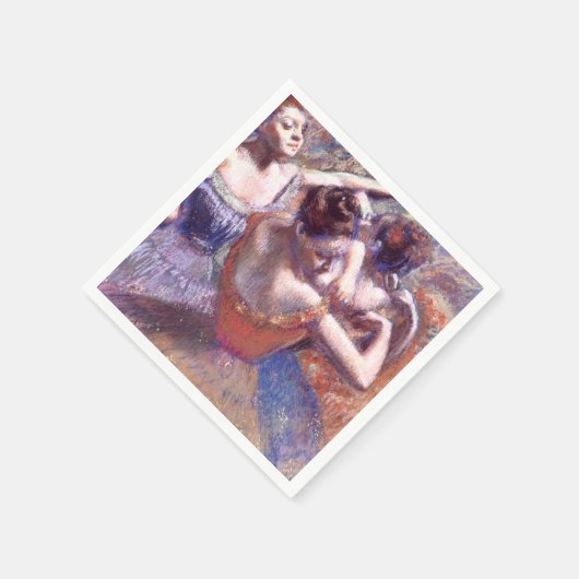 Tänzer 1899 Edgar Degas Serviette (Ecke)