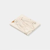 Tänzer (1913) von Egon Schiele. Post-it Klebezettel (angewinkelt)