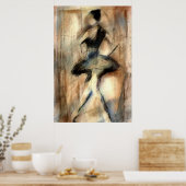 Tänzer 4 poster (Küche)