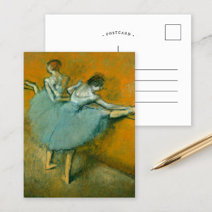 Tänzer an der Barre   Edgar Degas Postkarte
