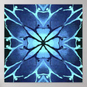 Tänzer (Aqua) (Portfolio Poster) Poster (Vorne)