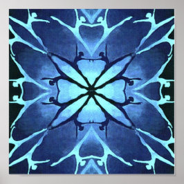 Tänzer (Aqua) (Portfolio Poster) Poster