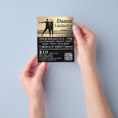 Tänzer auf Bühne, Tanzkurse für Werbung Flyer (Gruppe)