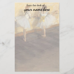 Tänzer auf der Bar von Edgar Degas, Vintages Balle Briefpapier