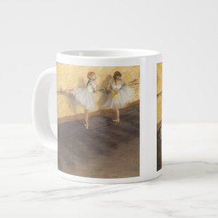 Tänzer auf der Bar von Edgar Degas, Vintages Balle Jumbo-Tasse