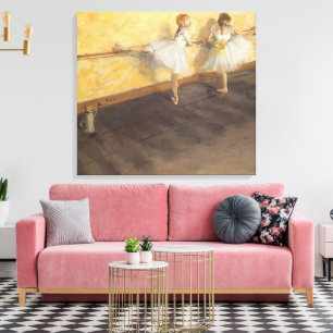 Tänzer auf der Bar von Edgar Degas, Vintages Balle Leinwanddruck