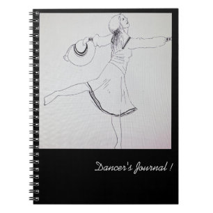 Tänzer aus Bassie Notizblock