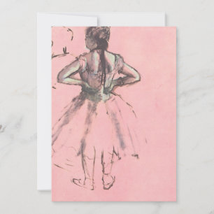 Tänzer aus dem Back von Edgar Degas Vintag Ballet