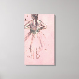 Tänzer aus dem Back von Edgar Degas Vintag Ballet Leinwanddruck