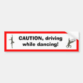 Tänzer-Autoaufkleber Autoaufkleber (Vorne)