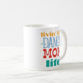 Tänzer-Ballett-angesagtes Hopfen stechen Kaffeetasse (VorderseiteRechts)