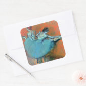 Tänzer bei der Bar von Degas Quadratischer Aufkleber (Umschlag)