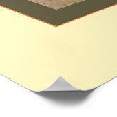 Tänzer binden Schuhe~ Edgar Degas Poster (Ecke)