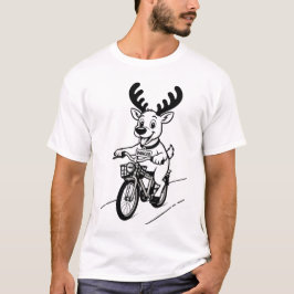 Tänzer Das Rentier fährt Rad T-Shirt