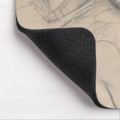 Tänzer, der ihren Pantoffel justiert Mousepad (Ecke)
