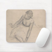 Tänzer, der ihren Pantoffel justiert Mousepad (Mit Mouse)