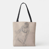 Tänzer, der ihren Pantoffel justiert Tasche (Rückseite)