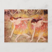 Tänzer, die Edgar Degas herunterspielen Postkarte (Vorderseite)