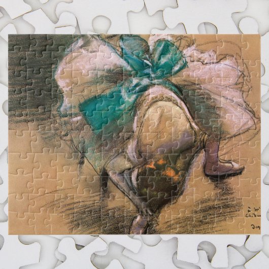 Tänzer, die ihre Ribbons von Edgar Degas binden Puzzle