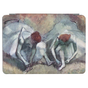 Tänzer, die ihre Schuhe binden, Edgar Degas iPad Air Hülle