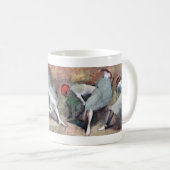 Tänzer, die ihre Schuhe binden, Edgar Degas Kaffeetasse (VorderseiteRechts)