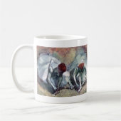 Tänzer, die ihre Schuhe binden, Edgar Degas Kaffeetasse (Links)