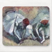 Tänzer, die ihre Schuhe binden, Edgar Degas Mousepad (Vorne)