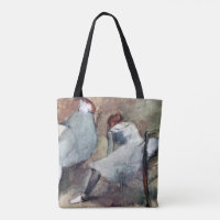 Tänzer, die ihre Schuhe binden, Edgar Degas