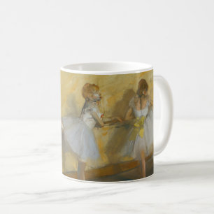 Tänzer, die im Barre spielen - Edgar Degas Kaffeetasse