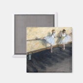 Tänzer, die im Barre spielen, Edgar Degas Magnet (Vorderseite/Rückseite)