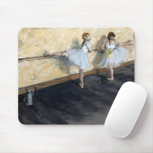 Tänzer, die im Barre spielen, Edgar Degas Mousepad (Mit Mouse)
