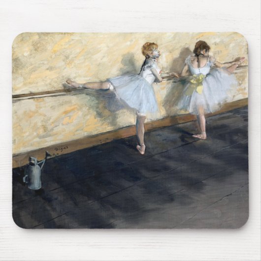 Tänzer, die im Barre spielen, Edgar Degas Mousepad (Vorne)