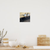 Tänzer, die im Barre spielen, Edgar Degas Poster (Küche)