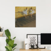 Tänzer, die im Barre spielen - Edgar Degas Poster (Heimbüro)