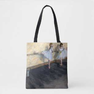 Tänzer, die im Barre spielen, Edgar Degas Tasche