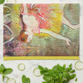 Tänzer, die von Edgar Degas heruntergehen, Ballett Geschirrtuch (Gefaltet)