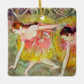 Tänzer, die von Edgar Degas heruntergehen, Ballett Keramikornament (Vorderseite)
