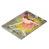 Tänzer, die von Edgar Degas heruntergehen, Ballett Notizblock (Linke Seite)