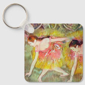 Tänzer, die von Edgar Degas heruntergehen, Ballett Schlüsselanhänger (Vorderseite)